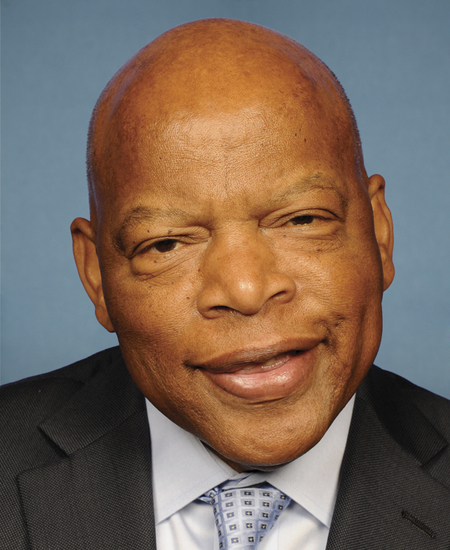 Official portrait of LEWIS, JOHN R.